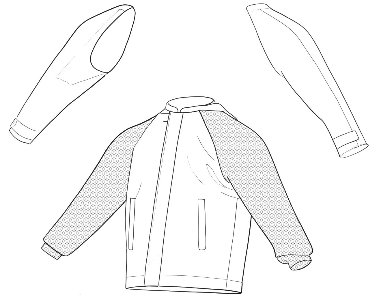 Detachable segments sketch