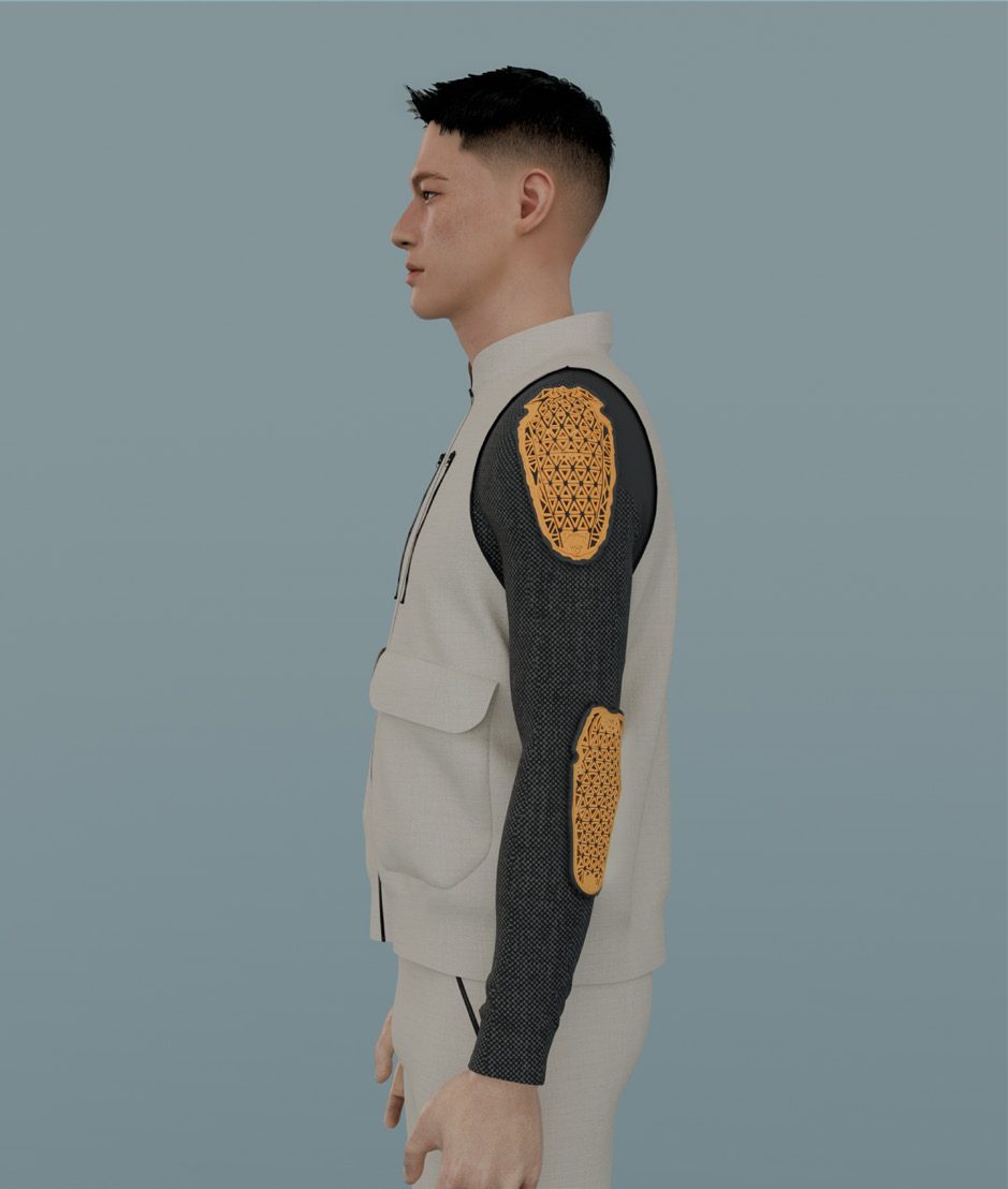 Segment modules – side view with protectors
