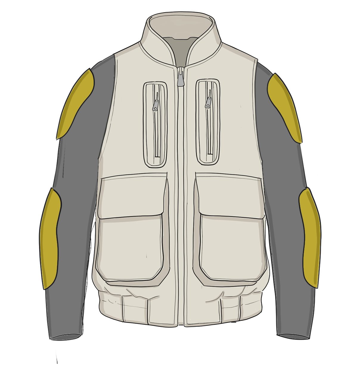 Segment modules – jacket with protectors