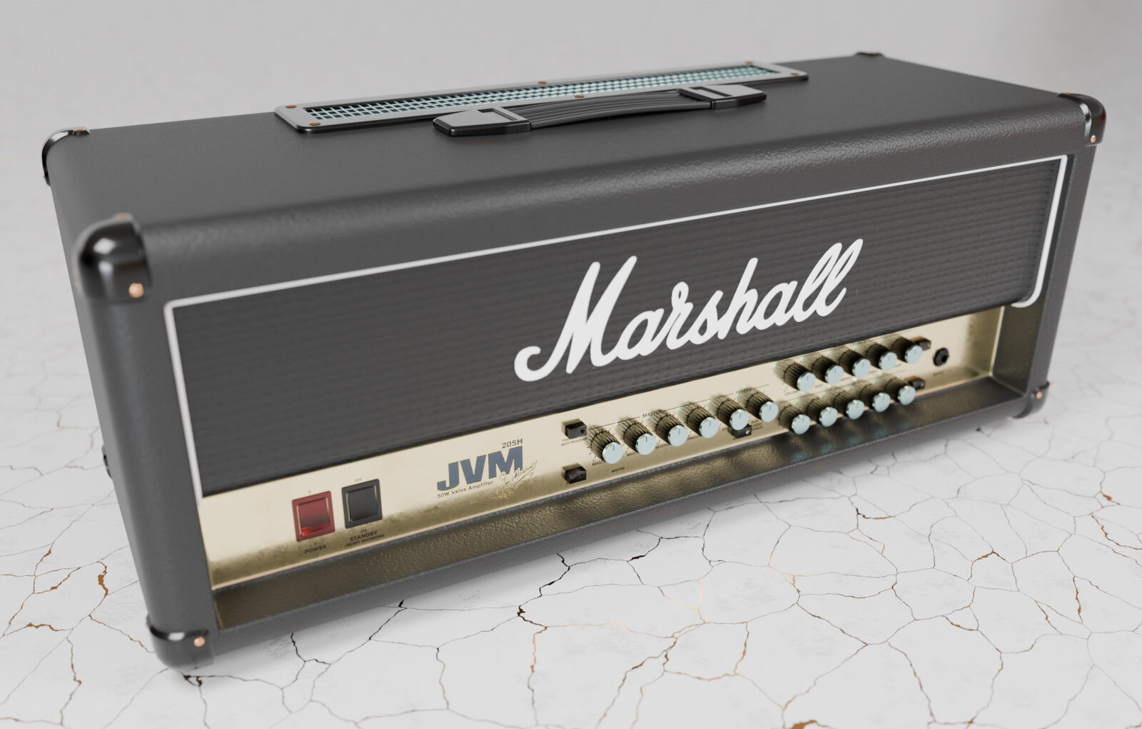 Marshall amplifier render 1