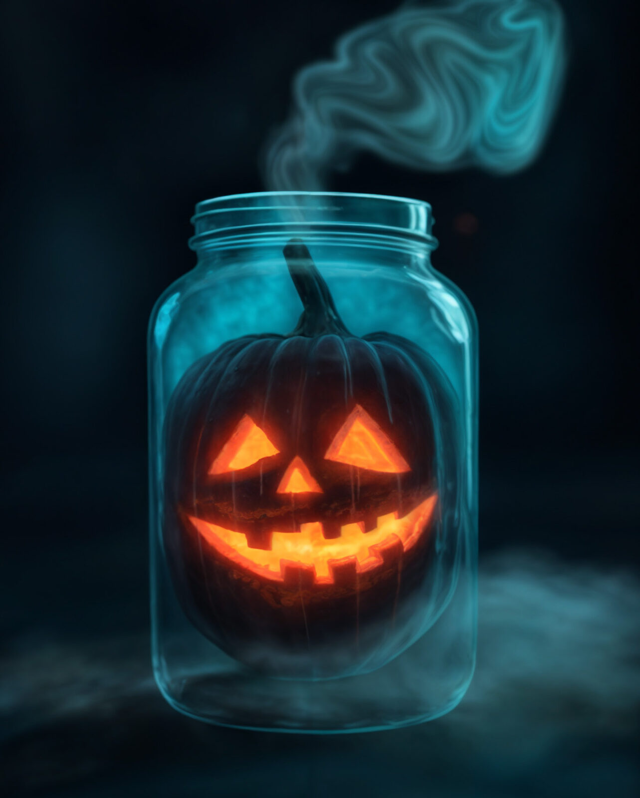 Halloween pumpkin digital art 1
