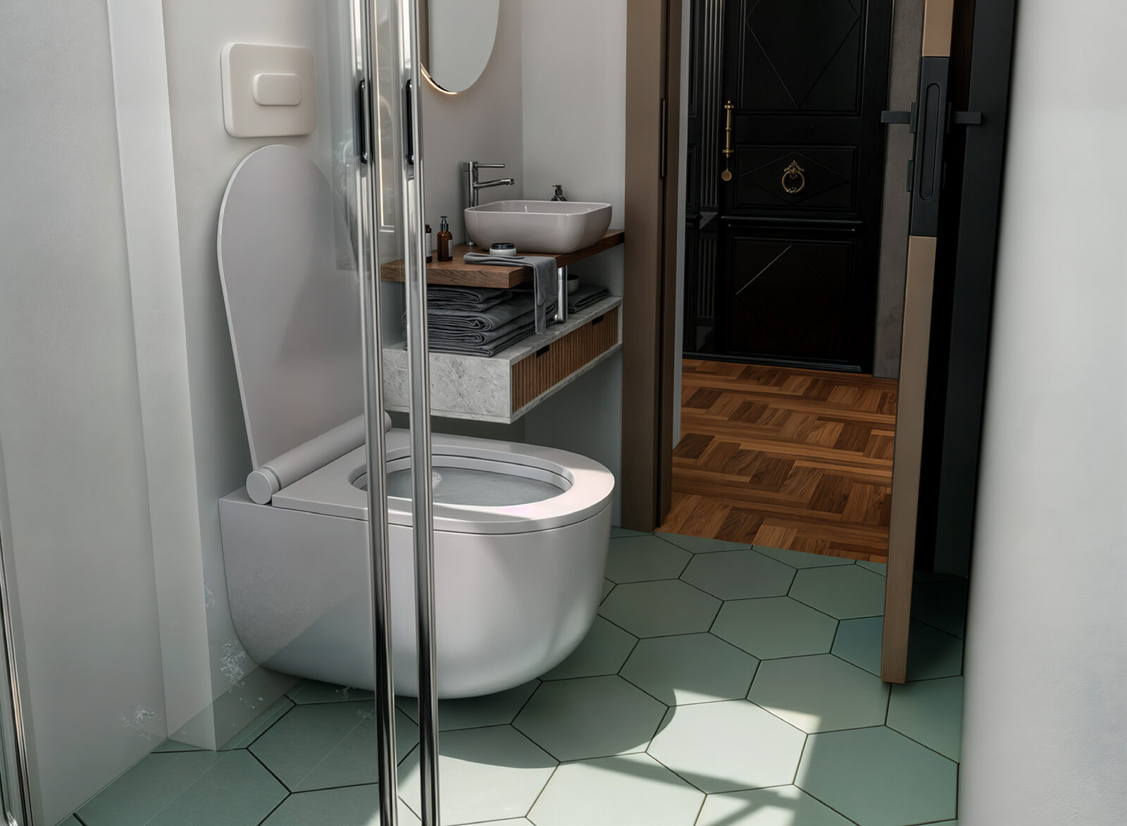 Interior bedroom render 1